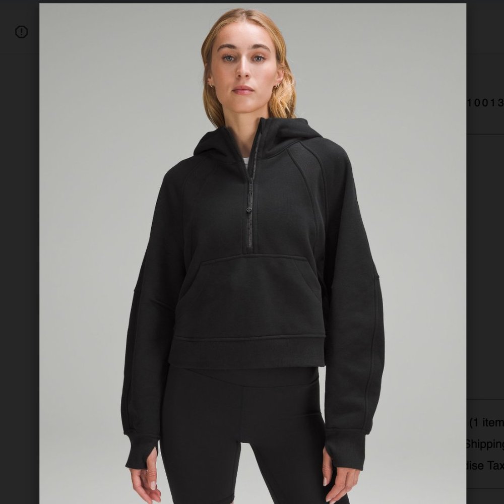 Lululemon Scuba Oversized Half-Zip Hoodie - M/L